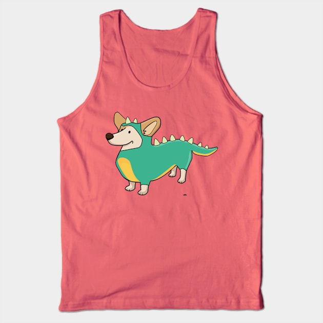 Corgisaurus Tank Top by Wanderingangel